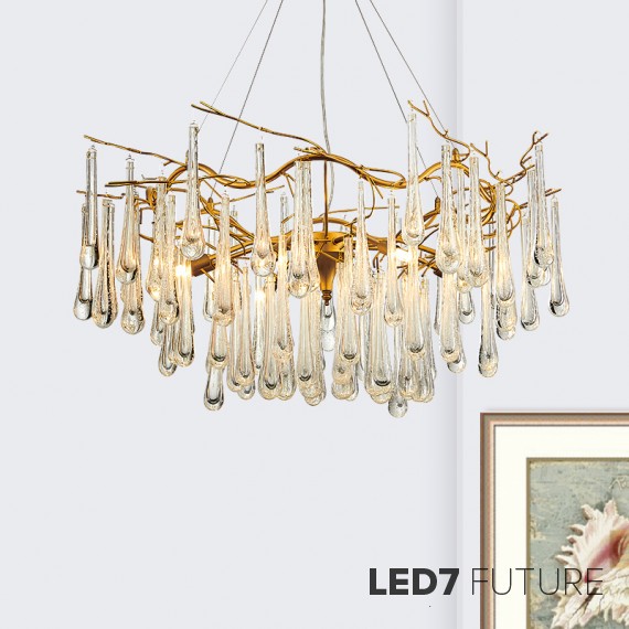 Ritz - Icicle2 Circle Chandelier